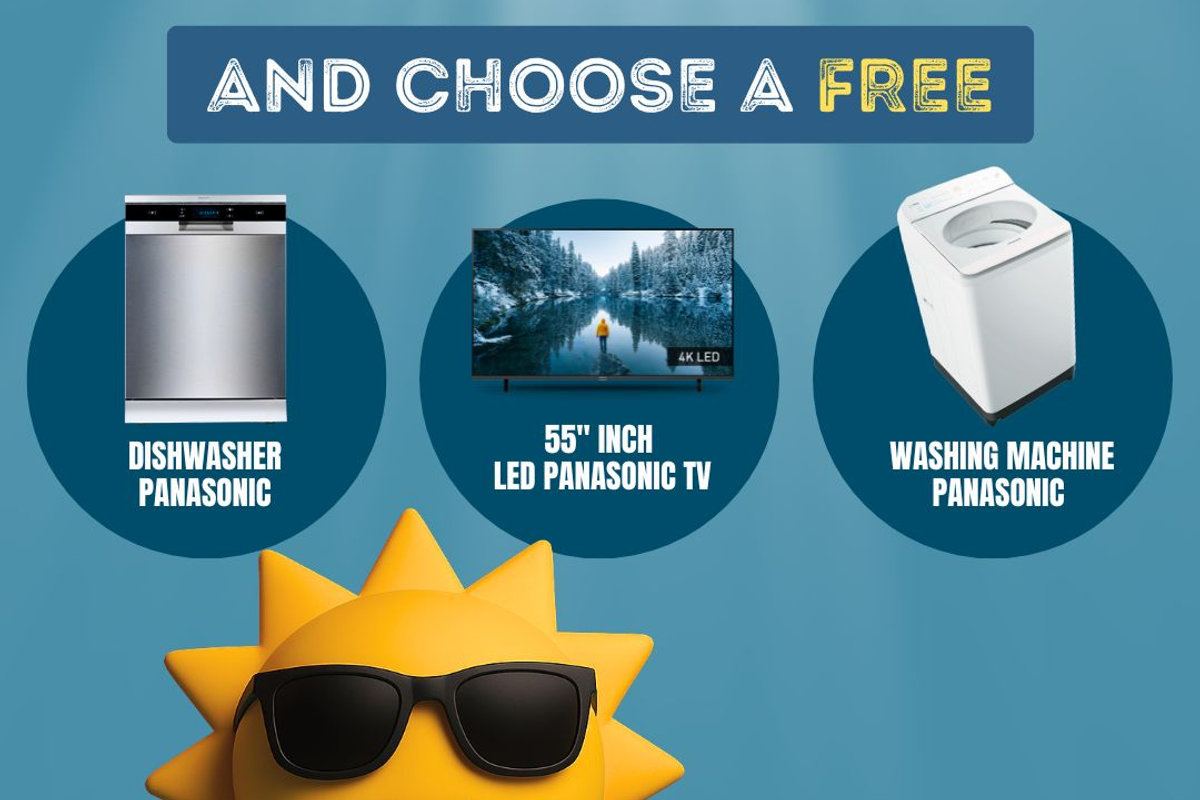 Receive a FREE Panasonic Appliance with Every Battery Package from Solar Hub