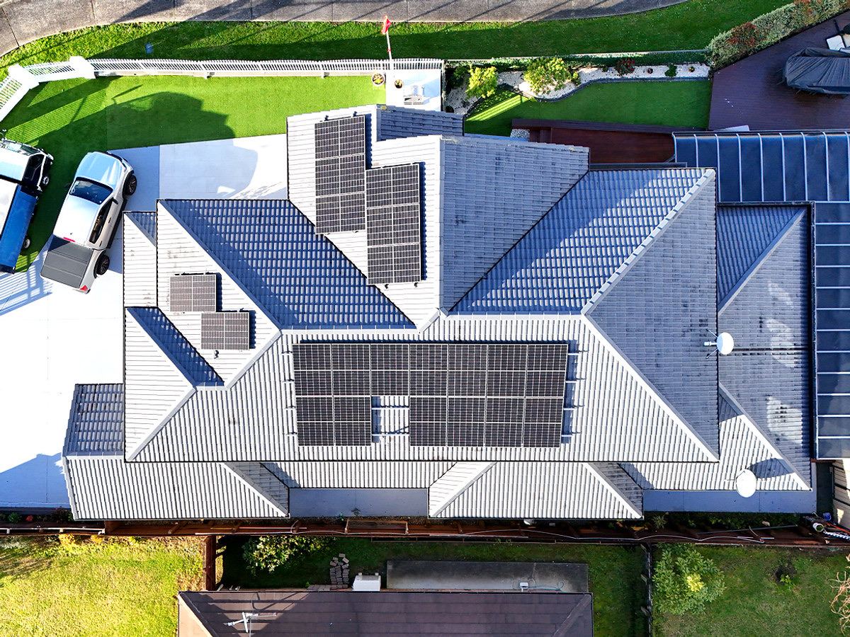 Tile-roof residential solar install
